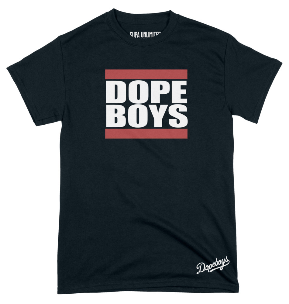 Hip Hop Classic Dopeboys Urban Classic Designs Black T-Shirt Size S-4XL
