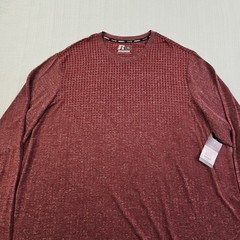 Russell Athletic Tee Men’s 3XL NEW Red Dri-Power Long Sleeve Dri-Power 360 NWT