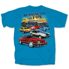 Ford Fox Body Mustang Running With the Fox T Shirt (Joe Blow T’s)Licensed