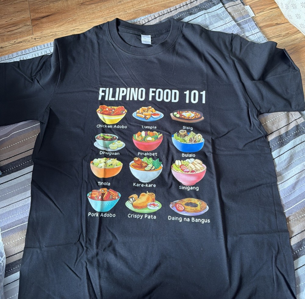 Filipino Food 101 Popular Pinoy Food Funny Cool Filipino T-Shirt Classic Cotton