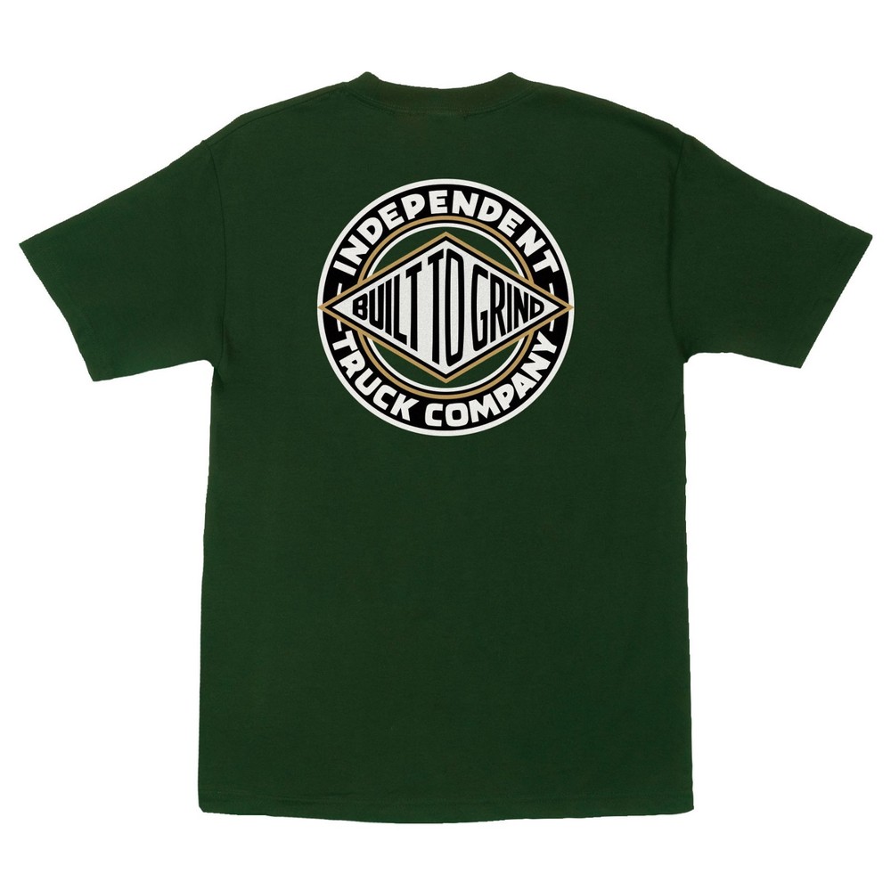 Independent Trucks BTG SUMMIT Skateboard T Shirt FOREST GREEN