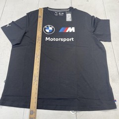 BMW Motorsport Shirt Mens 2XL Black Racing Puma M Logo Graphic T-Shirt
