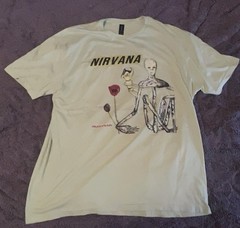 NEW Men’s Women’s Uni-sex Nirvana Incesticide Album T-shirt XL Mint Green Rare