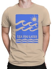 Sea You Later Sun and Waves Men’s T-shirt