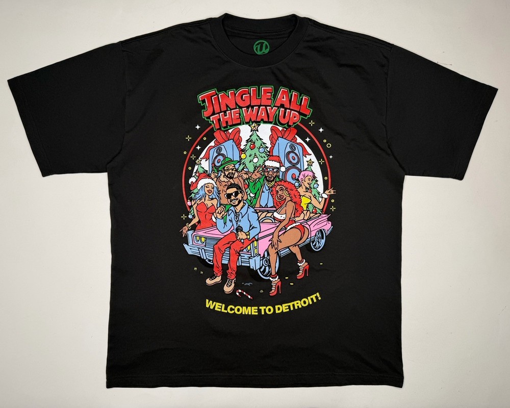 Usher x Jingle All The Way Up Detroit 2023 Christmas T-Shirt | Large