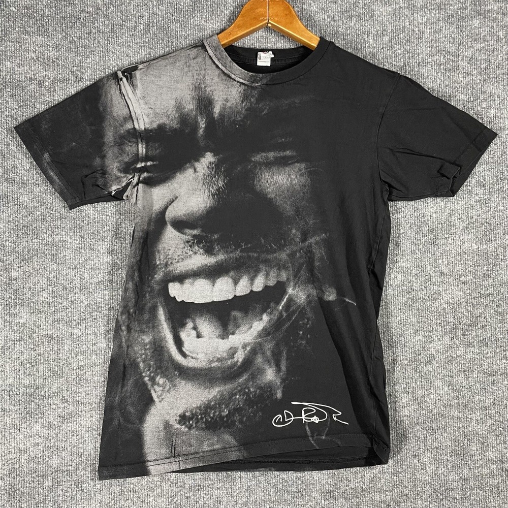 Chris Rock 2017 Tour T Shirt Size Small AOP Face Signature Comedian Comedy