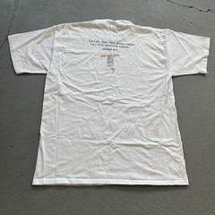 Vintage 30 Hour Famine Graphic T Shirt Charity Event White Tee Size XL Large