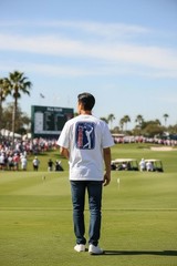 PGA Tour White Pocket Logo T-Shirt