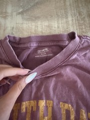 Cotton On Men’s S Purple Graphic Print Logo Crew Neck Short Sleeve Tee