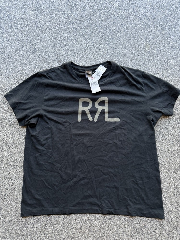 Double RL Men’s T Shirt Logo Size XL Cotton Comfortable Casual NWT