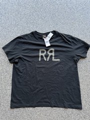 Double RL Men’s T Shirt Logo Size XL Cotton Comfortable Casual NWT