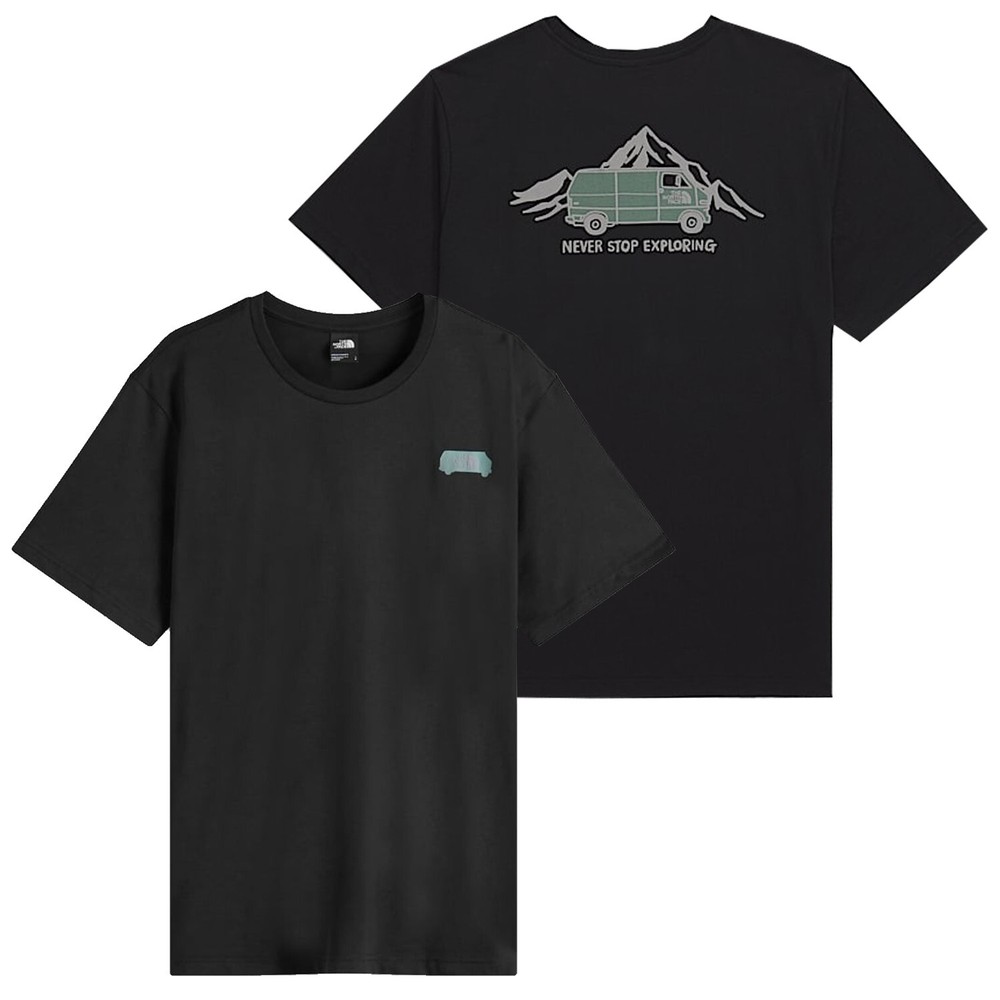 The North Face Mens – Outdoor Graphic S/S Tee T-shirt – TNF Black