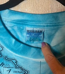 Gidan Caribbean Island Vintage All over Print T-shirt Size XL