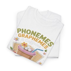 Phonemes Graphemes And Caffeine Coffee Teacher T-Shirt