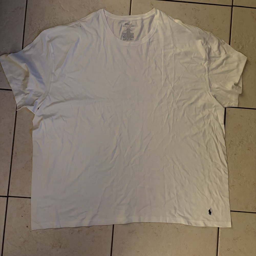 3 Polo Ralph Men’s T Shirt 4XL Crewneck Short Sleeve Casual Wear