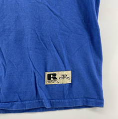 Vintage 90s Russell Athletic Pro Cotton Front Pocket Shirt Men’s M Blue
