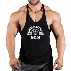 Men’s Gym Workout Tank Tops Muscle Tee Stringer Bodybuilding Sleeveless T-Shirts