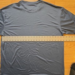 Quiksilver Surf Tee Shirt Mens Large Short Sleeve Loose Fit Rash Guard Blue L