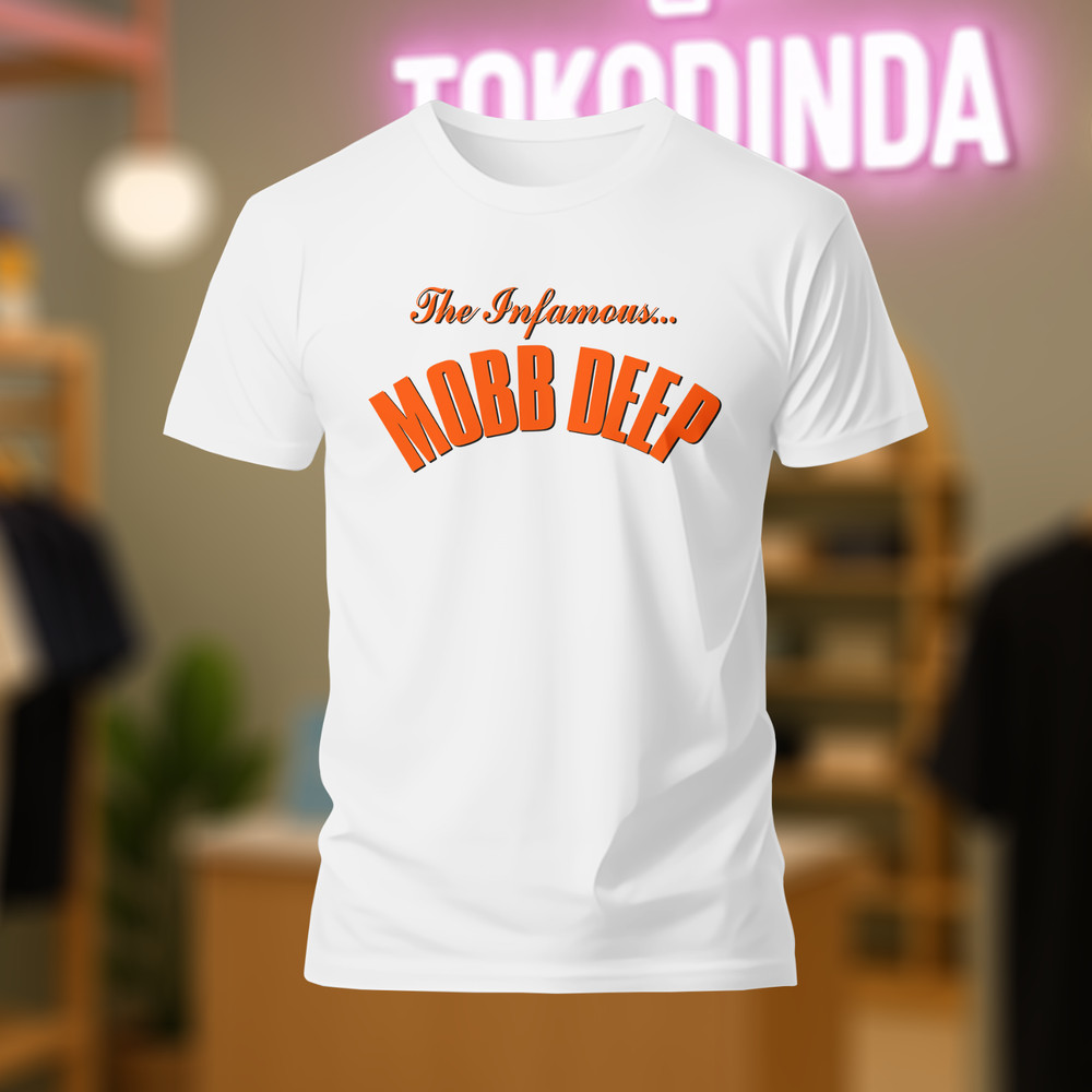 The Infamous Mobb Deep Logo T-Shirt Funny Made In USA s-5xl