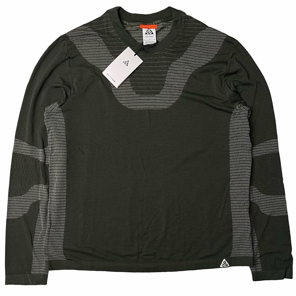 Nike ACG Delta River Dri-Fit ADV LS Shirt FV8906-355 Sequoia (Men’s Medium) M