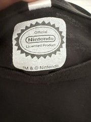 Nintendo Made In The 80’s Black Shirt Sleeve, Size M Tshirt