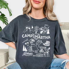 Custom Camping Bachelorette Party Tee, Outdoor Mountain Bride Shirt,Bridal Party