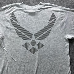U.S. Air Force Shirt Mens XS Gray Logo Graphic Crewneck Cotton Jersey Blend