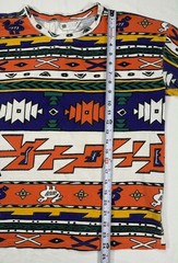Vtg 90’s Southwestern T Shirt Tribal Streetwear All Over Print Rare USA Made