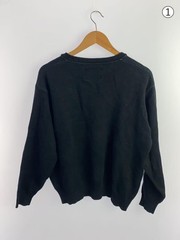 NOT CONVENTIONAL Girl with a Pearl Earring Knit Sweater (Thick) BLK