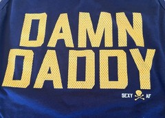 Gay Themed “DAMN DADDY” Tank Top Black & Yellow Sz.S ? Tags Cut Out