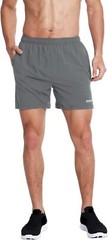 EZRUN Men’s 5 Inches Running Workout Shorts Quick Dry Lightweight Small, Grey