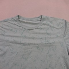 TravisMathew Men’s L Mint Green Abstract Pattern Crew Neck Short Sleeve T-Shirt