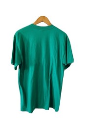 Gildan Ultra Blend T-Shirt Mens M Green St Patrick’s Day S/S Embroidered Kiss Me