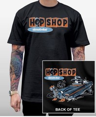 Streetwise Hop Shop Graphic T-Shirt Black M-L-XL-2XL-3XL-4XL-5XL