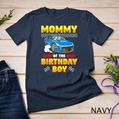 Mommy of the Birthday Boy Race Car Racing Party Family T-Shirt Unisex T-shirt
