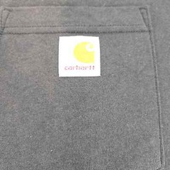 Carhartt Shirt Mens XL Black Faded Loose Fit Heavyweight Short Sleeve Crewneck