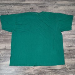 Keep Calm Chive On Green White Crown Mens Short Sleeve Shirt 2X 2011 Original