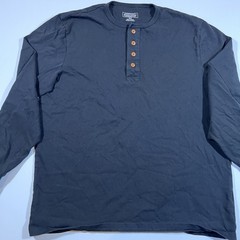 Pendleton Black Long Sleeve Henley Shirt Basic Everyday Men’s Size Small
