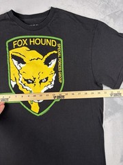 Vintage Metal Gear Solid FOXHOUND Promo T-Shirt Large Konami Gaming Tee