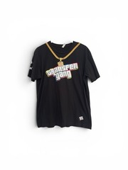 Transfer Gang Graphic T Shirt Mens Large Black Gamer Rave Streetwear Tee