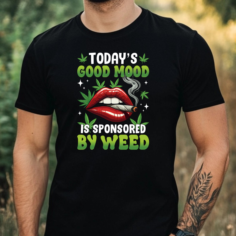 Mens Cannabis Theme Cotton T-Shirt Size XS to 5XL