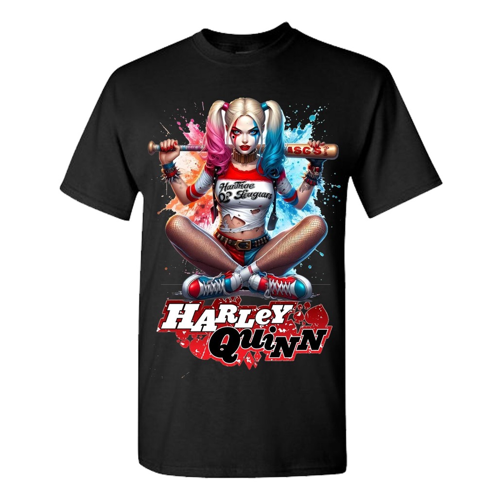 Harley Quinn T-Shirt Beautiful Harley Quinn T-Shirt Harley Quinn hero T-shirt