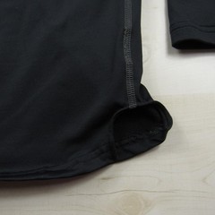 Under Armour Shirt Mens Large Black Fitted Mock Cold Gear Fleece Long Sleeve