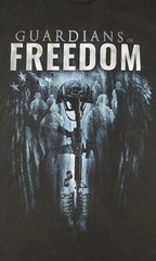 Grunt Style Guardians of Freedom T-shirt Battlefield Cross Large (Or Med) Black