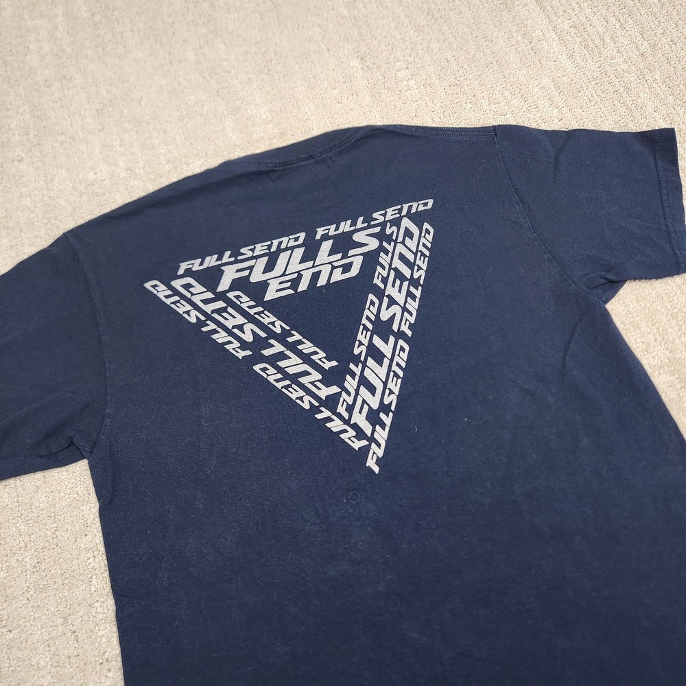 Full Send Nelk Boys Shirt Men Medium Big Logo Y2K Streetwear Happy Dad