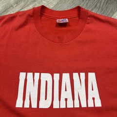 Vintage 80s 90s Indiana University Shirt Men’s Large L Hanes Single Stitch Tee