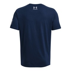 Under Armour 1379221 Men’s UA Freedom Big Flag Lockup T-Shirt, Academy, Small