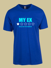 UNISEX MEN WOMENS TEE TSHIRT MY EX PARTNER BOYFRIEND GIRLFRIEND WIFE HUSBAND