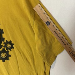 Duluth Trading Company Longtail T Shirt Men 2XL Mustard Duluth Gear Logo Graphic