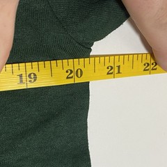 Vintage BVD T-Shirt Mens Medium Green Blank Single-Stitch USA Grunge Punk Pocket